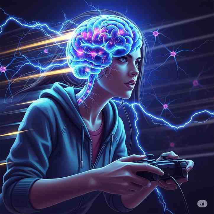 Gamer's Reflex Illustration