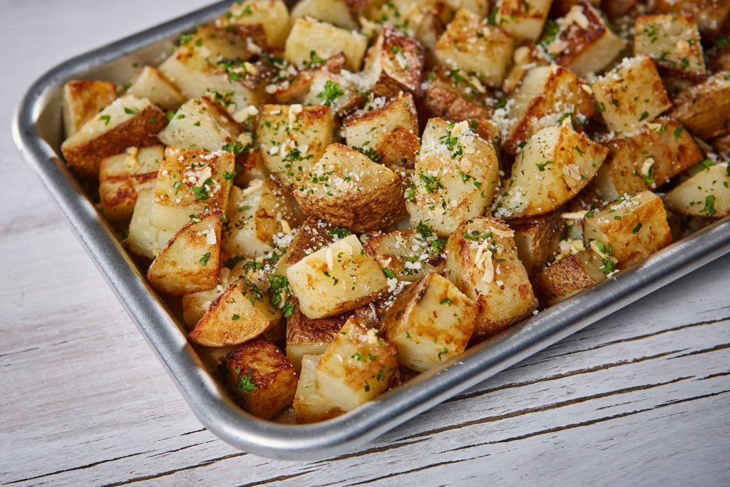 Oven-Baked Parmesan Potatoes