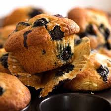 Fluffy Blueberry Muffins